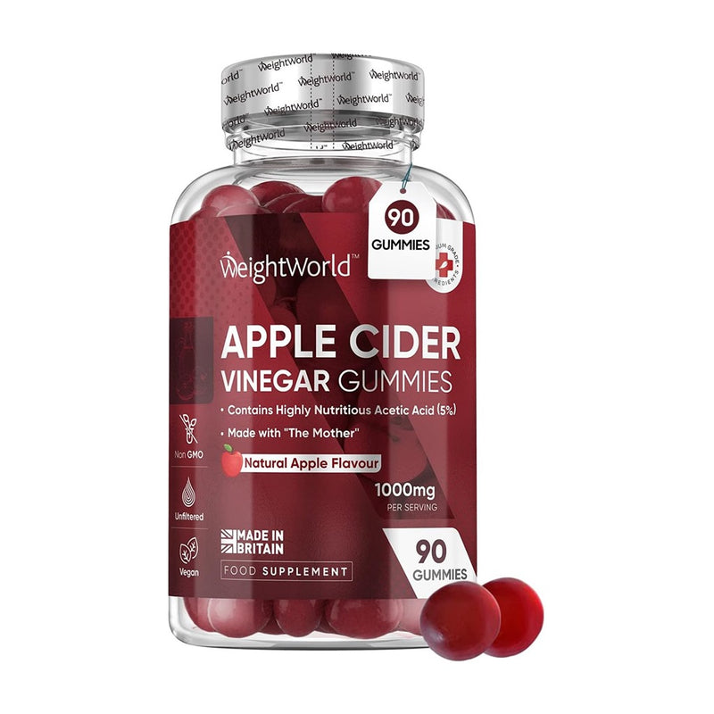 WeightWorld Apple Cider Vinegar 1000 mg 90 Gummies