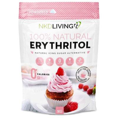 NKD LIVING Érythritol 100% naturel 1Kg (en poudre)