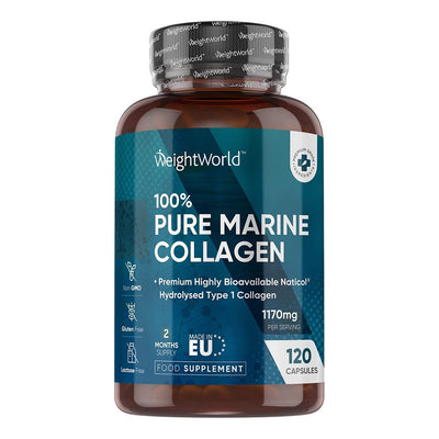 WeightWorld 100% Pur Collagène Marin 1170mg 120 Capsules