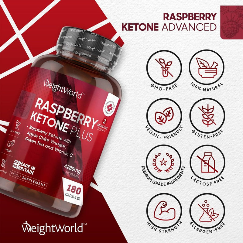 WeightWorld Raspberry Ketone Plus 180 Capsules