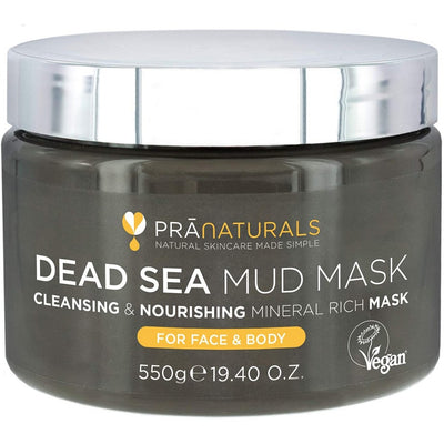 PraNaturals Dead Sea Mud Mask 550g - Fit 'n' Vit - Shipping globally from the UK