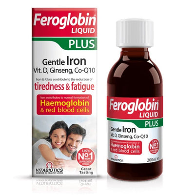 Vitabiotics Feroglobin Liquid Plus 200ml - Fit 'n' Vit - Shipping globally from the UK