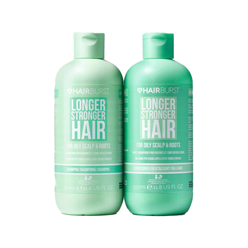 HAIRBURST Shampoo & Conditioner for Oily Scalp and Roots 350ml - Fit &