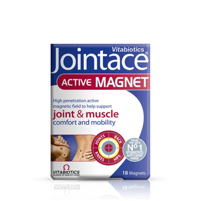 Vitabiotics Jointace Active Magnet -18 magnetic plasters - Fit 'n' Vit - Shipping globally from the UK