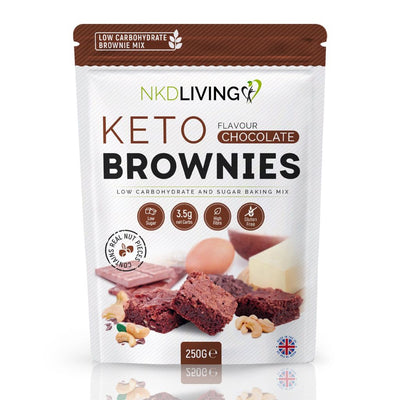 NKD LIVING Keto Brownie Mix 250g - Fit 'n' Vit - Shipping globally from the UK