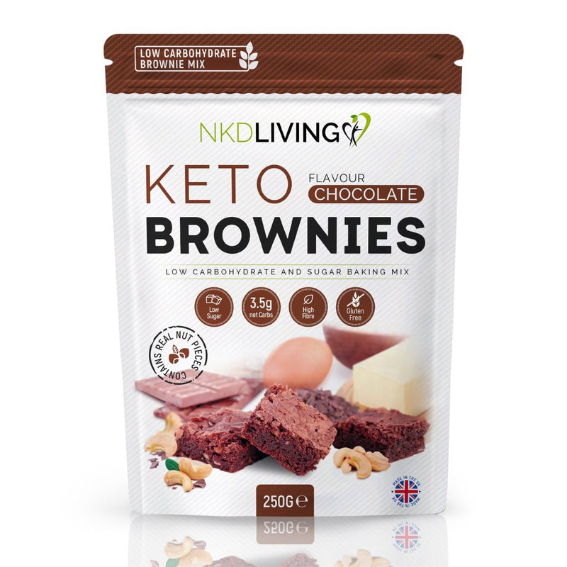 NKD LIVING Keto Brownie Mix 250g - Fit &