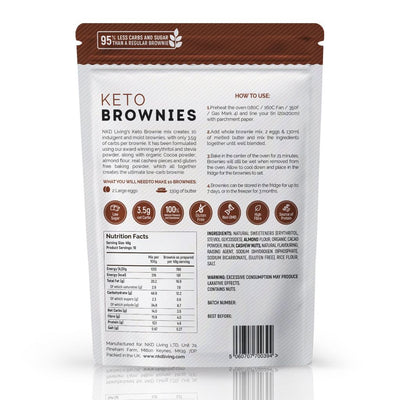 NKD LIVING Keto Brownie Mix 250g - Fit 'n' Vit - Shipping globally from the UK