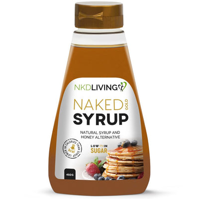 NKD LIVING Naked Syrup Gold 450ml - Fit 'n' Vit - Shipping globally from the UK