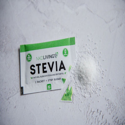 NKD LIVING Stevia 50 Sachets - Fit 'n' Vit - Shipping globally from the UK