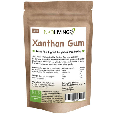 NKD LIVING Xanthan Gum 125g - Fit 'n' Vit - Shipping globally from the UK