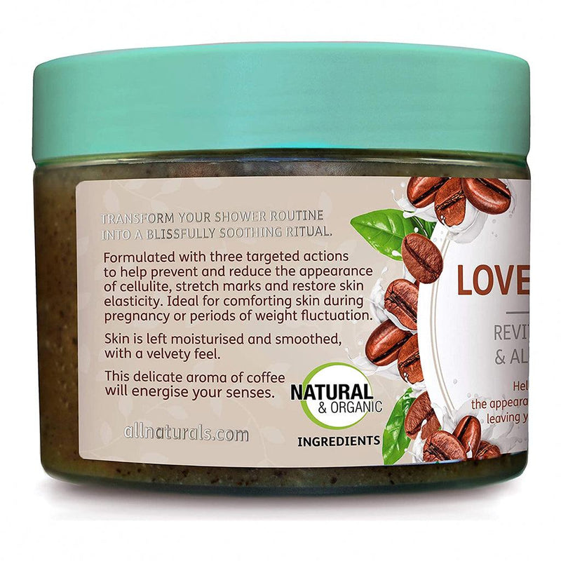 All Naturals Love & Beauty - Revitalising Coffee & Algae Body Scrub 400g - Fit &