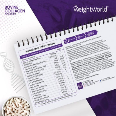 WeightWorld Bovine Collagen Complex 180 Capsules - Fit 'n' Vit - Shipping globally from the UK