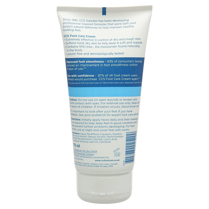 CCS Foot Care Moisturiser Cream – Fit 'n' Vit