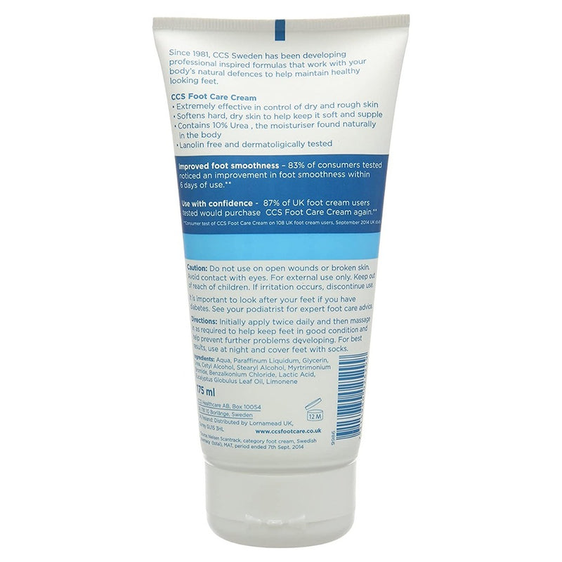 CCS Foot Care Cream 175ml - Fit &