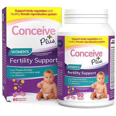 Conceive Plus Women's Support 60 Capsules - Fit 'n' Vit - Shipping globally from the UK