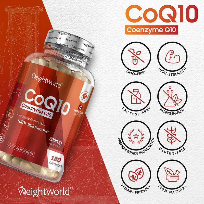 WeightWorld CoQ10 200mg 120 Capsules - Fit &