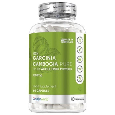 WeightWorld Garcinia Cambogia Pure 1000mg 60 Capsules - Fit 'n' Vit - Shipping globally from the UK