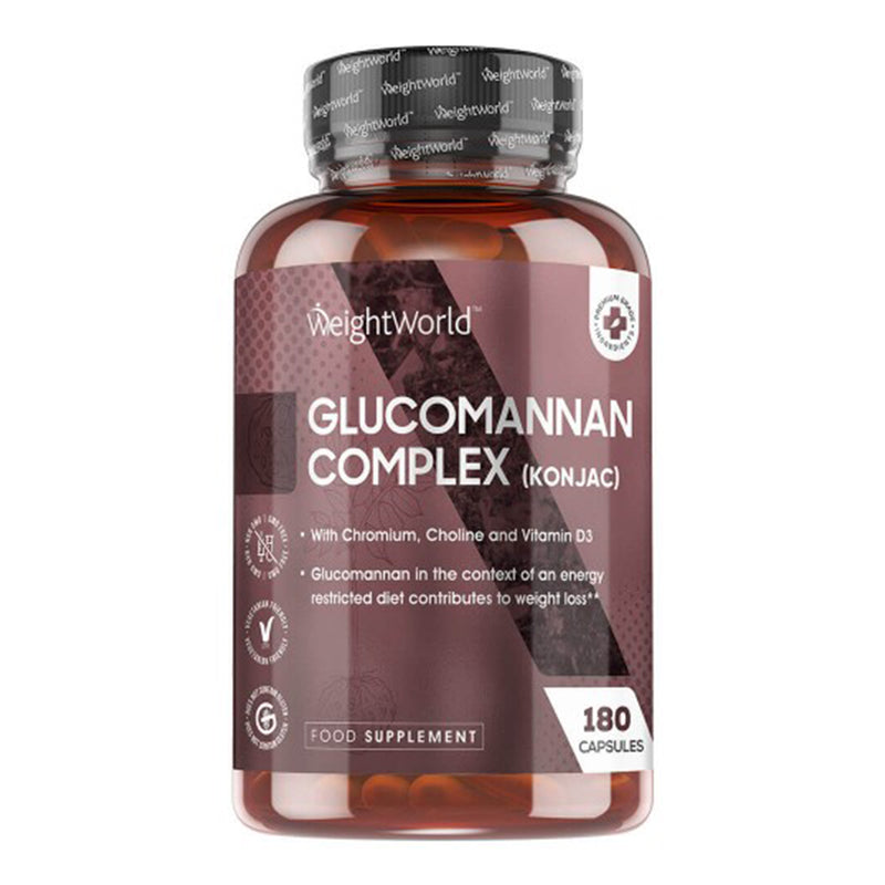 WeightWorld Glucomannan Complex 180 Capsules - Fit &