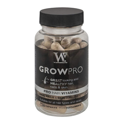 WATERMANS Grow Pro Hair & Nails Vitamins 60 Capsules - Fit 'n' Vit - Shipping globally from the UK