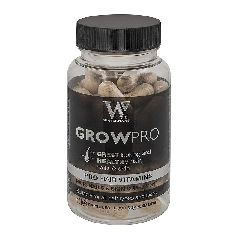 WATERMANS Grow Pro Hair & Nails Vitamins 60 Capsules - Fit &