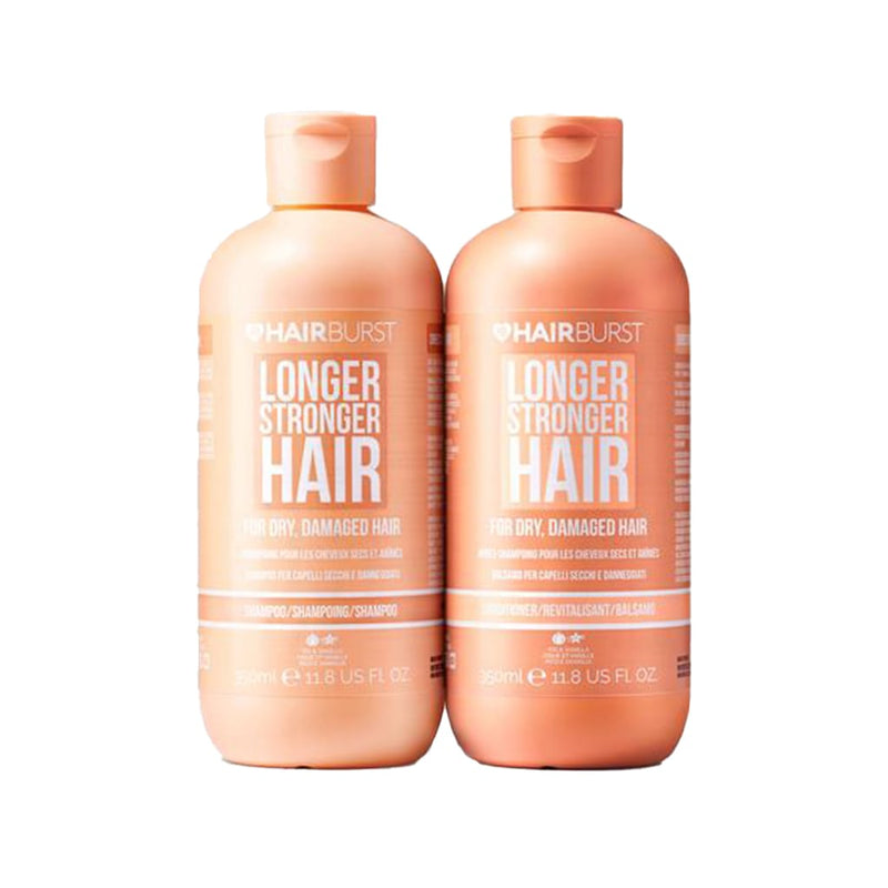 HAIRBURST Shampoo & Conditioner for Dry & Damaged Hair 350ml - Fit &
