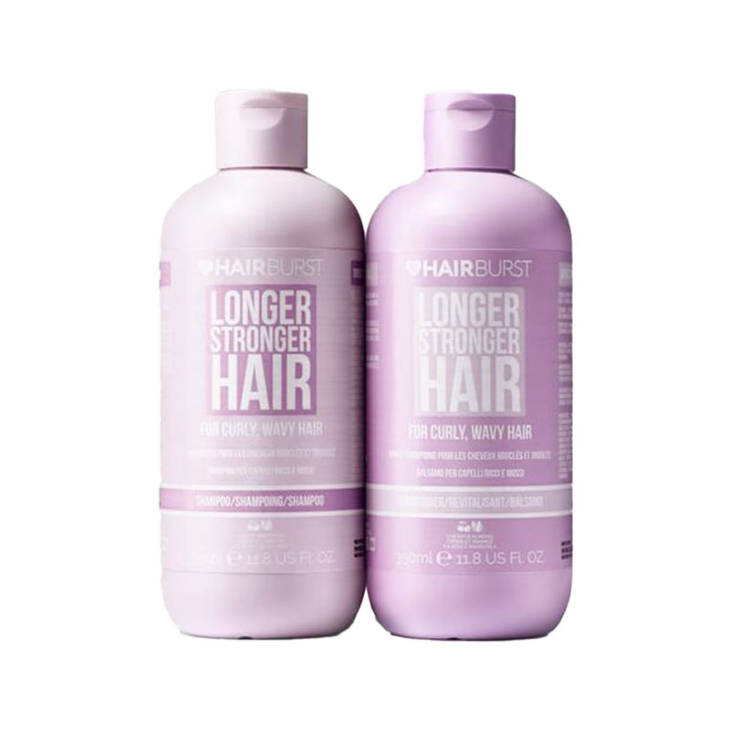 HAIRBURST Shampoo & Conditioner for Curly and Wavy Hair 350ml - Fit &