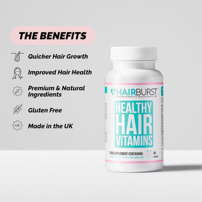 HAIRBURST Healthy Hair Vitamins 60 Capsules - Fit 'n' Vit - Shipping globally from the UK