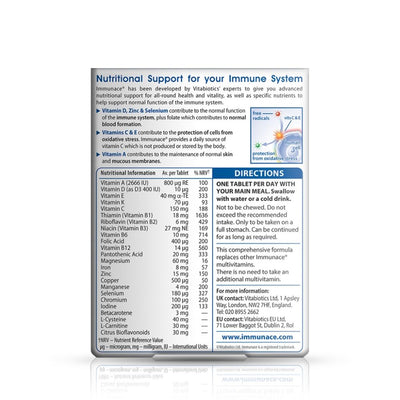 Vitabiotics Immunace Original 30 Tablets - Fit 'n' Vit - Shipping globally from the UK