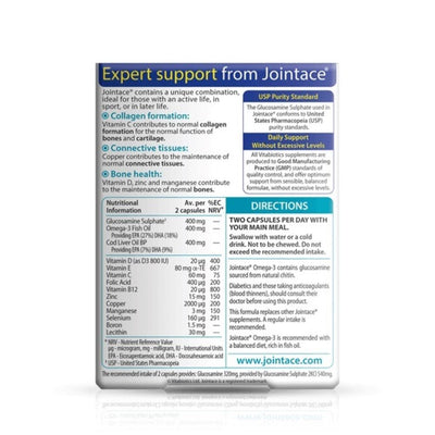 Vitabiotics Jointace Omega-3 30 Capsules - Fit 'n' Vit - Shipping globally from the UK