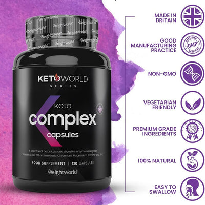 WeightWorld KetoWorld Keto Complex 120 Capsules - Fit 'n' Vit - Shipping globally from the UK