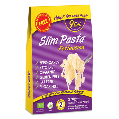 Eat Water Slim Pasta Fettuccine 270g - Pack of 5 - Fit 'n' Vit - Shipping globally from the UK
