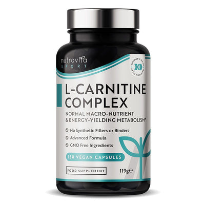 Nutravita L-Carnitine Complex 150 Capsules - Fit 'n' Vit - Shipping globally from the UK