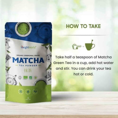 WeightWorld Matcha Tea 100g Powder - Fit 'n' Vit - Shipping globally from the UK