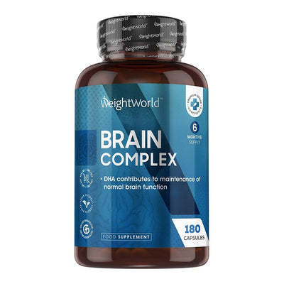 WeightWorld Brain Complex 180 Capsules - Fit 'n' Vit - Shipping globally from the UK