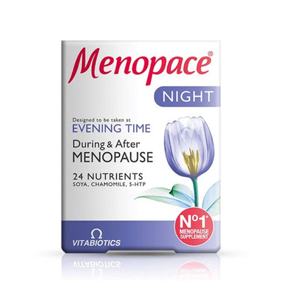 Vitabiotics Menopace Night 30 Tablets - Fit 'n' Vit - Shipping globally from the UK