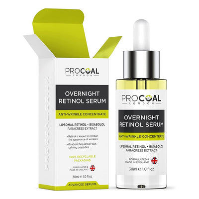 PROCOAL Overnight Retinol Serum 30ml - Fit 'n' Vit - Shipping globally from the UK