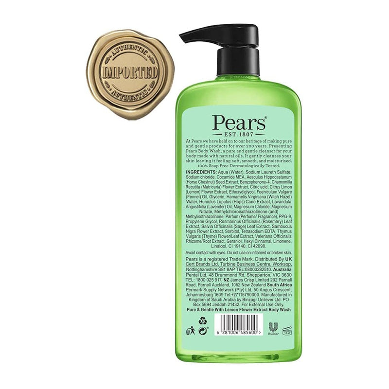 Pears Body Wash 750ml - Fit &