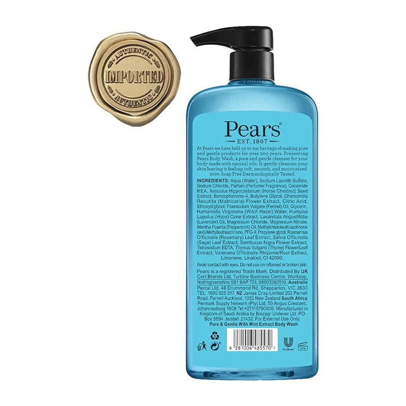 Pears Body Wash 750ml - Fit &