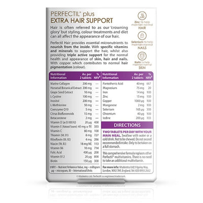 Vitabiotics Perfectil Hair 60 Tablets - Fit 'n' Vit - Shipping globally from the UK