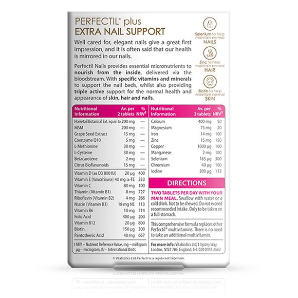 Vitabiotics Perfectil Nails 60 Tablets - Fit &