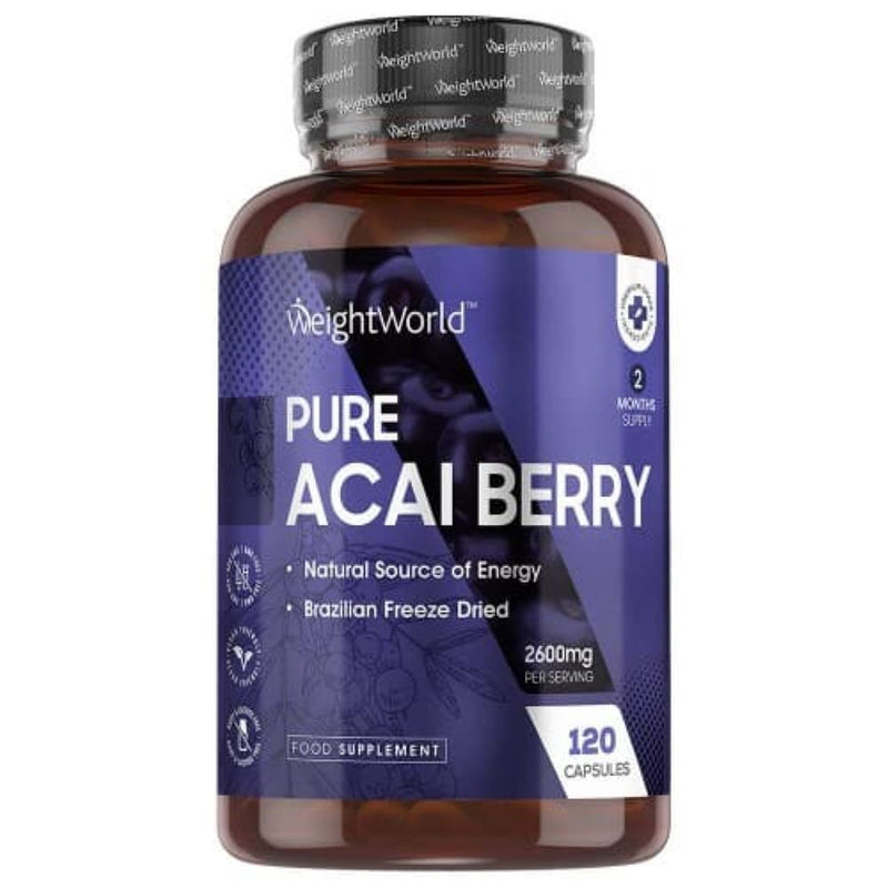 WeightWorld Pure Acai Berry 2600mg 120 Capsules - Fit &