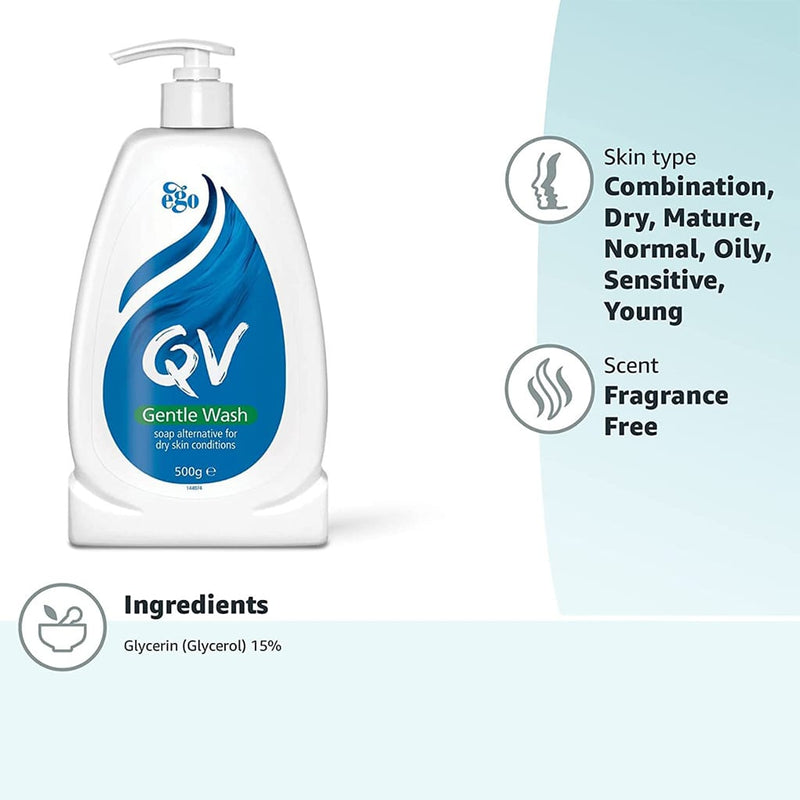 QV Gentle Wash 500g - Fit &