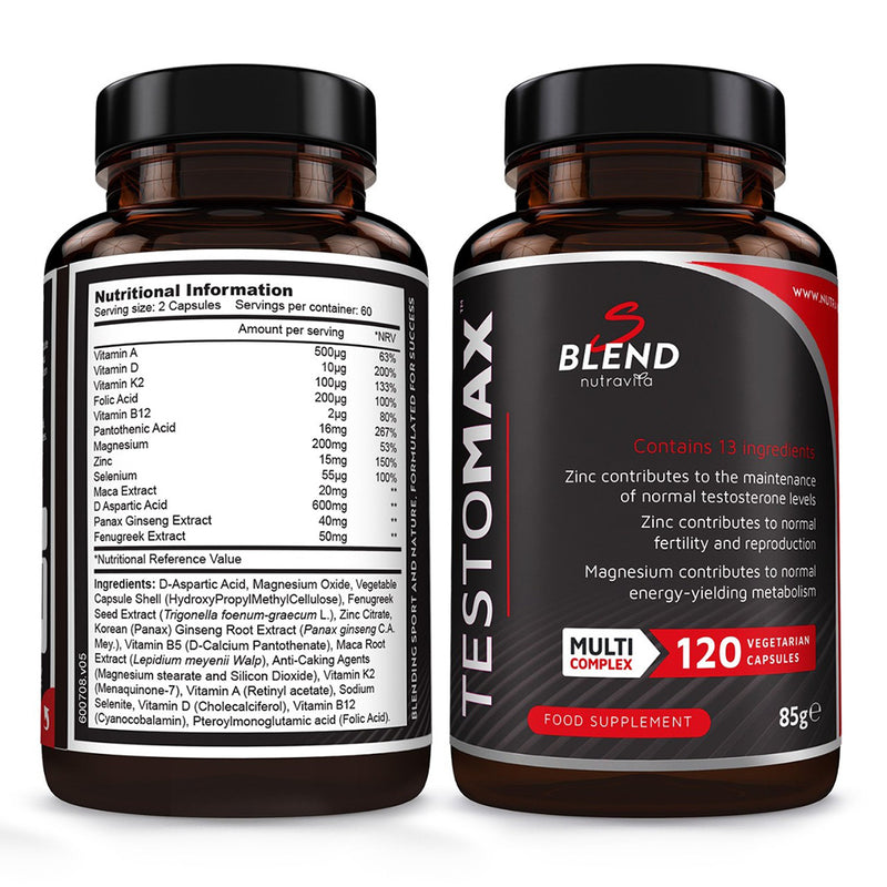 Testomax Nutravita Testomax Natural Booster for Men 120 Capsules | fitnvit.com ...
