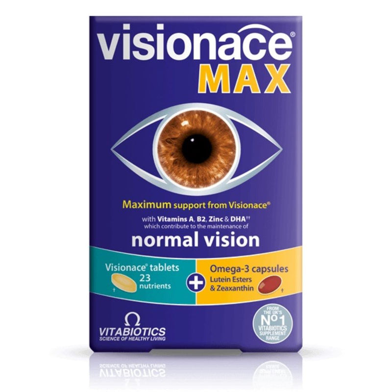Vitabiotics Visionace Max 56 Tablets/Capsules - Fit &