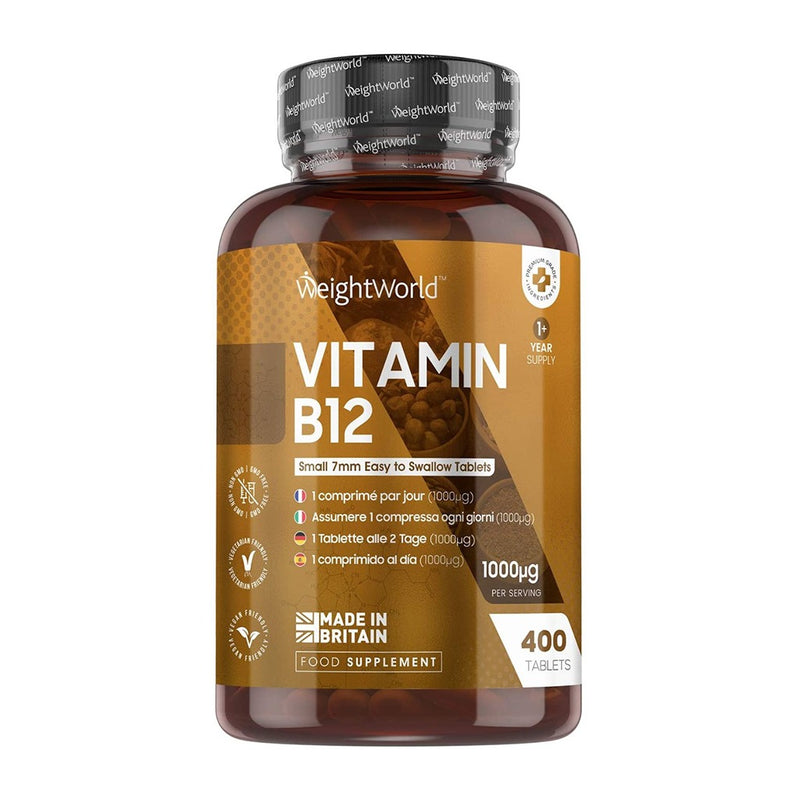 WeightWorld Vitamin B12 1000mcg 400 Tablets - Fit &