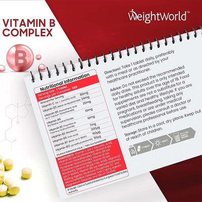 WeightWorld Vitamin B Complex 365 Tablets - Fit 'n' Vit - Shipping globally from the UK