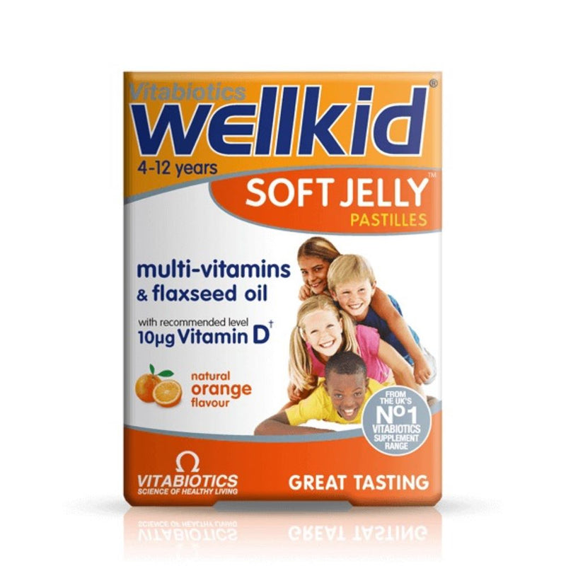 Vitabiotics Wellkid Soft Jelly Pastilles 30 Jelly Pastilles - Fit &