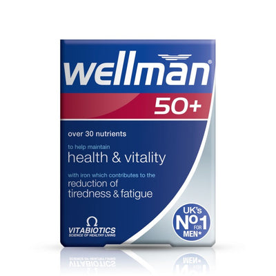 Vitabiotics Wellman 50+ 30 Tablets - Fit 'n' Vit - Shipping globally from the UK