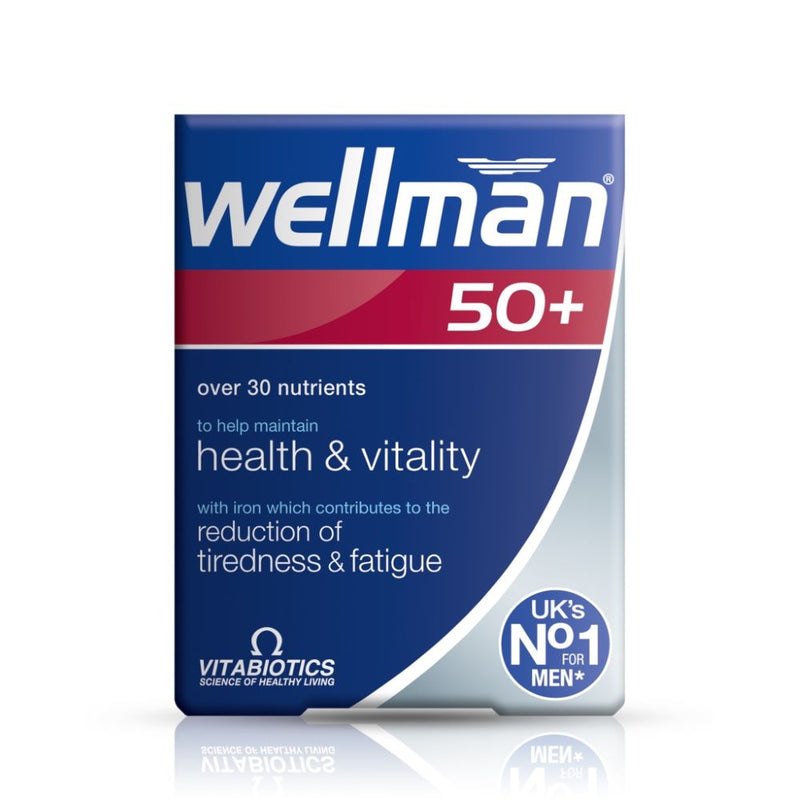 Vitabiotics Wellman 50+ 30 Tablets - Fit &