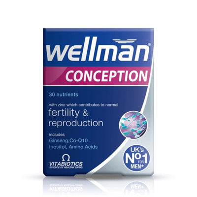 Vitabiotics Wellman Conception 30 Tablets - Fit 'n' Vit - Shipping globally from the UK